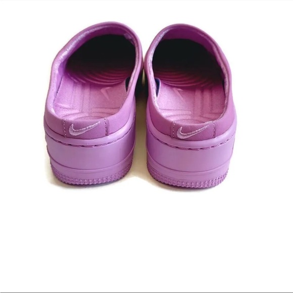 Nike Air Force 1 Lover XX Premium Leather Mules Womens Sz 7 AO1523-500 Fuchsia - Picture 3 of 5